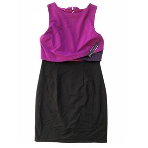 Sleeveless Party Cocktail Dress W Gold Zipper